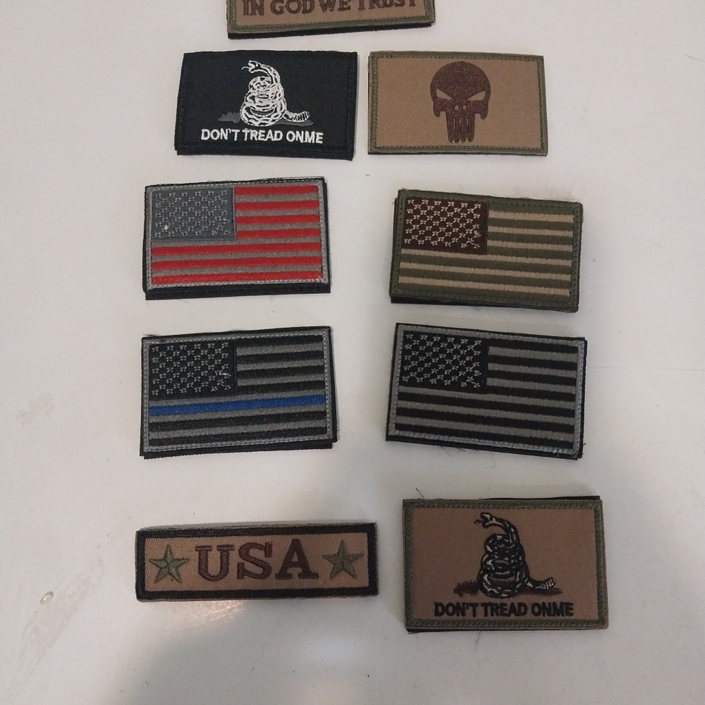 Usa Flag And Emblem Patch Set - image 3